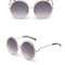 Gafas de Sol Retro con Marco Metálico Calado