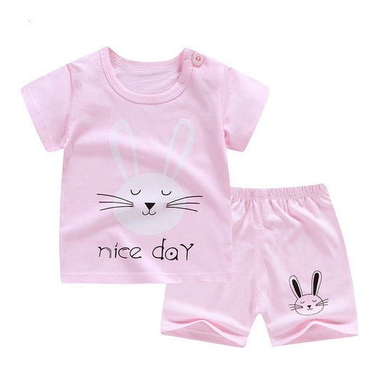 Conjunto Infantil de Algodón con Pantalón Corto para Niño - Image 2