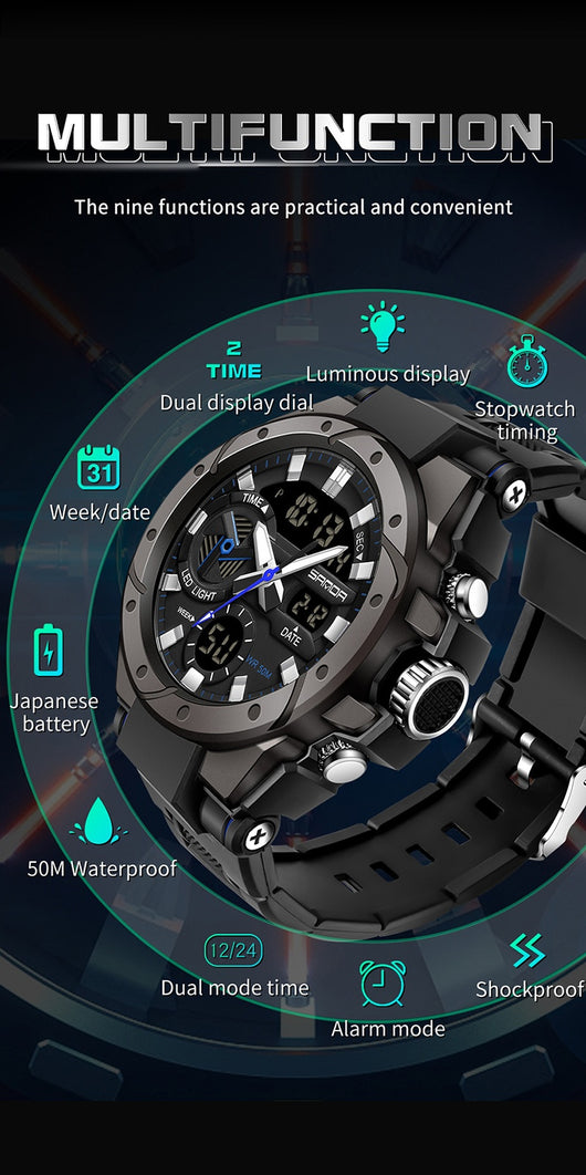 Reloj Multifuncional para Hombre de Moda Contemporánea - Image 41