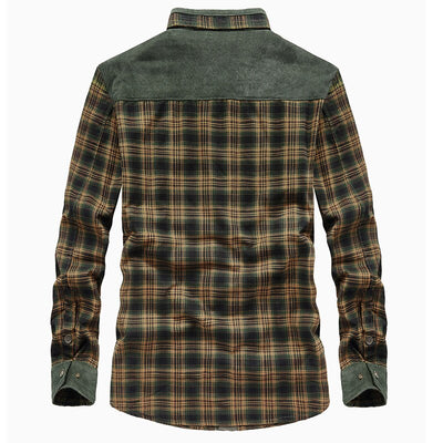 Camisa de Franela Térmica para Hombre - Cuadros Otoño Invierno - Image 3