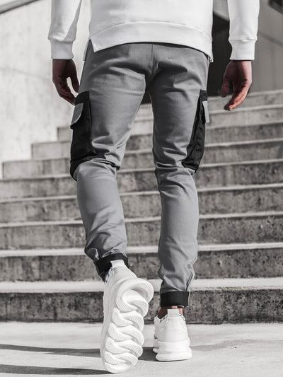 Pantalones de Vestir con Bolsillos Tejidos y Costura Reforzada - Image 2