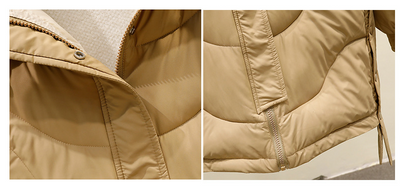 Chaqueta Acolchada Impermeable con Capucha y Contraste de Colores - Image 18