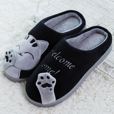 Pantuflas Invierno Gato Dibujos Animados - Cálidas, Antideslizantes y Suaves - Image 9