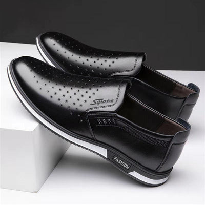 Zapatos Casuales de Cuero para Hombre Estilo Británico Transpirables - Image 3