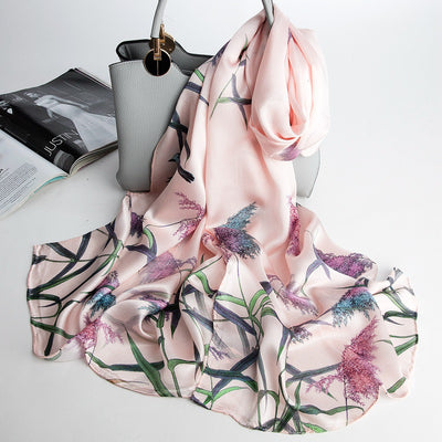 Pañuelo de Seda Versátil para Mamá - Diseño Elegante Multiusos - Image 3