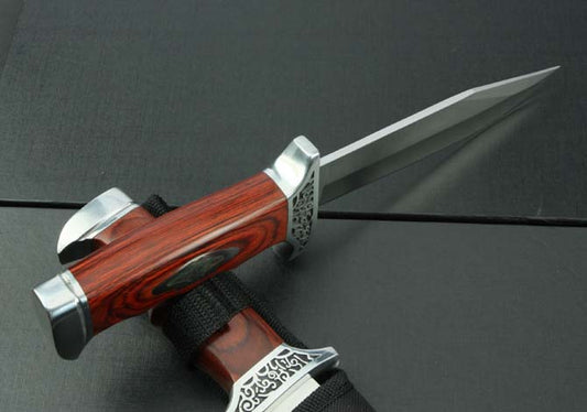 Cuchillo Táctico de Campo Outdoor Defense Hoja Recta - Image 2