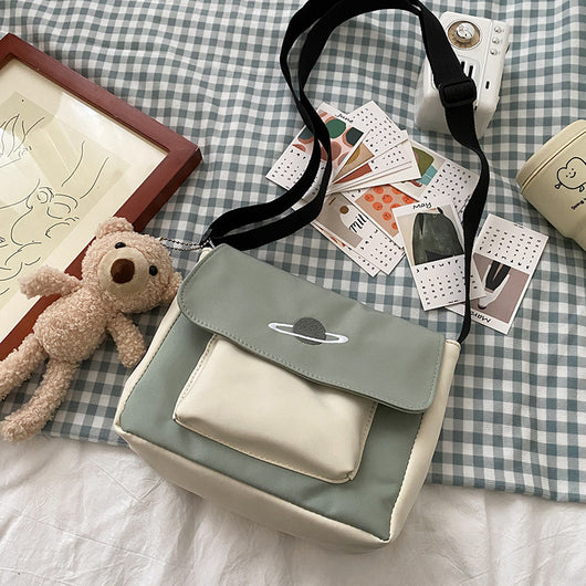 Bolsa de Lona Mini para Estudiante - Bandolera Casual Elegante - Image 26