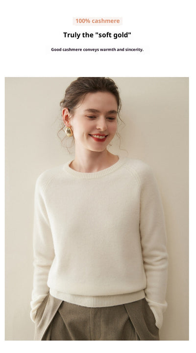 Suéter de Cachemir Puro para Mujer - Cuello Redondo - Image 41