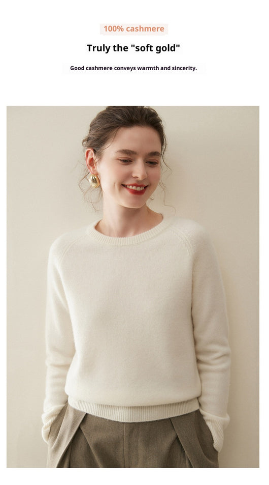 Suéter de Cachemir Puro para Mujer - Cuello Redondo - Image 41