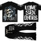 Conjunto Completo: Camiseta Manga Corta & Pantalones Acampanados