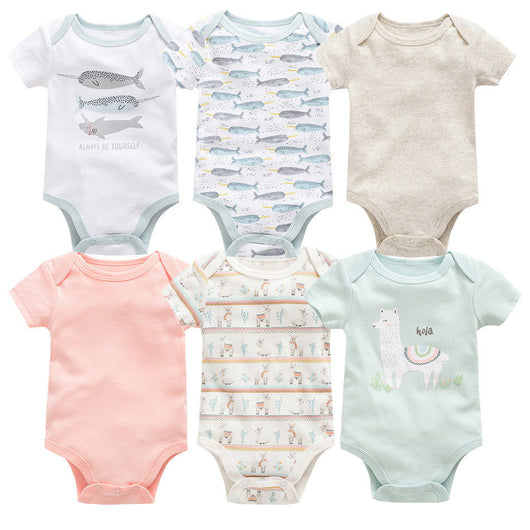 Set de 6 Bodis Cortos para Bebé - Ropa Cómoda y Práctica - Image 9