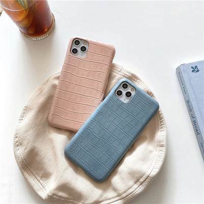 Funda de cuero minimalista compatible con iPhone Apple - Image 4