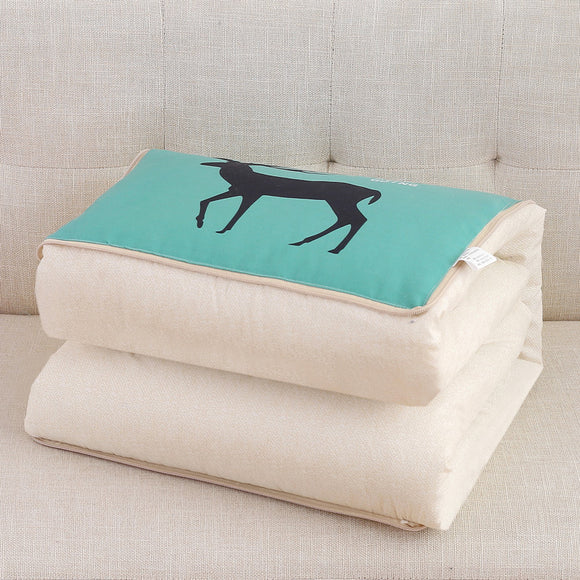 Almohada Multifuncional de Algodón y Lino 40x40 cm