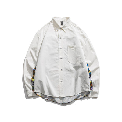 Camisa Suelta Estampada para Hombre - Image 6