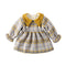 Vestido de Niña Cuadrille Acolchado para Otoño e Invierno