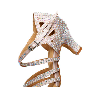 Zapatos de Baile Latino Diamond para Mujer - Suela Suave y Flexible - Image 6