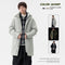 Abrigo Hombre Suelto Impermeable Moderno y Cálido