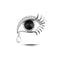 Diamond-encrusted brooch Silver+White