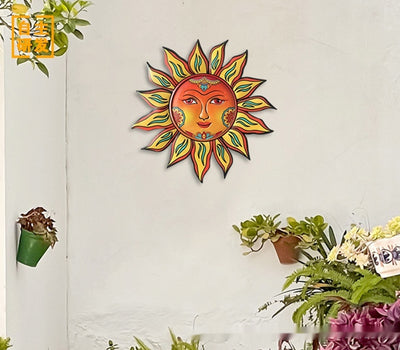 Decoración de Pared Sol de Hierro - Adorno Metálico para Jardín e Interiores - Image 6