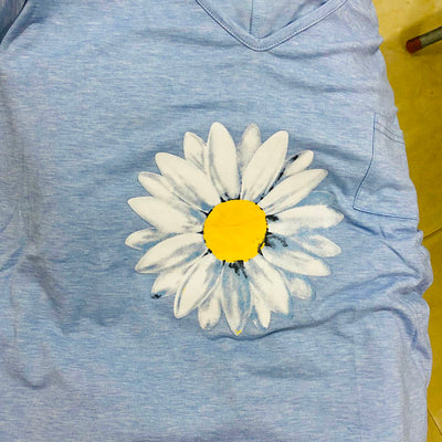 Playera Corta Estampado Girasol para Mujer - Image 6
