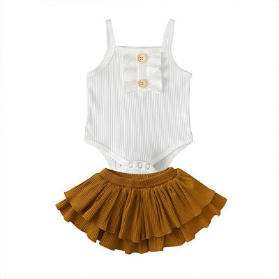 Falda Jumpsuit con Tirantes de Moda