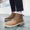 Botas de Trabajo Retro con Suela Gruesa para Hombre