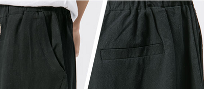 Pantalones Harem de Algodón Estilo Chino - Image 3