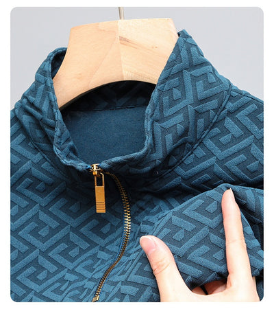 Camisa Casual con Cuello de Solapa y Cierre de Cremallera para Hombre - Image 17