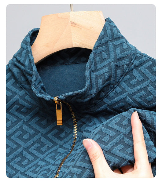 Camisa Casual con Cuello de Solapa y Cierre de Cremallera para Hombre - Image 17