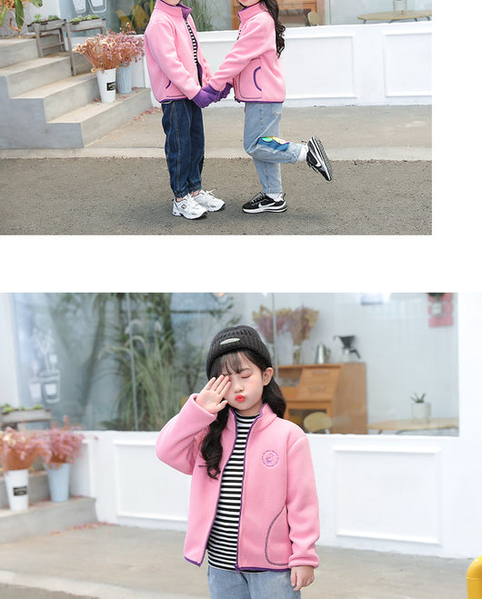 Conjunto Infantil Cardigan Polar con Capucha - Image 30