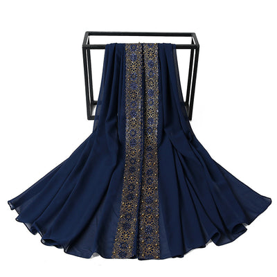 Pañuelo de Encaje con Perlas para Mujer - Elegancia y Estilo - Image 61
