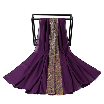 Pañuelo de Encaje con Perlas para Mujer - Elegancia y Estilo - Image 57