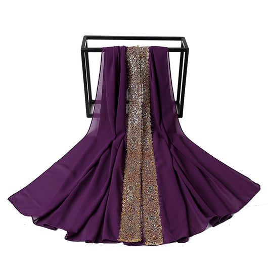 Pañuelo de Encaje con Perlas para Mujer - Elegancia y Estilo - Image 57