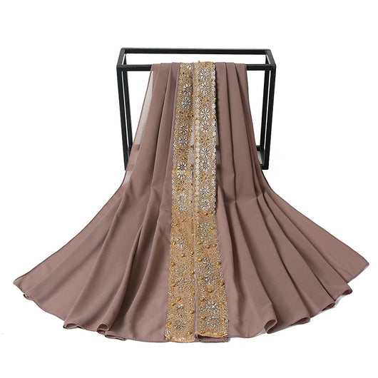 Pañuelo de Encaje con Perlas para Mujer - Elegancia y Estilo - Image 39