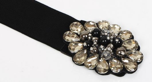 Cinturón Elástico con Strass Estilo Europeo y Americano - Image 11