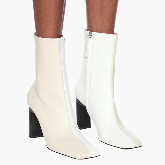 Botas de Punta Cuadrada