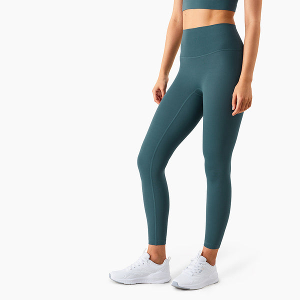 Leggings Deportivos con Bolsillos Laterales - Pantalones Yoga Fitness Durazno