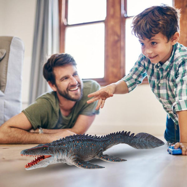 Juguete de Dinosaurio Simulado para Niños - Figuras de Animales Marinos Antiguos