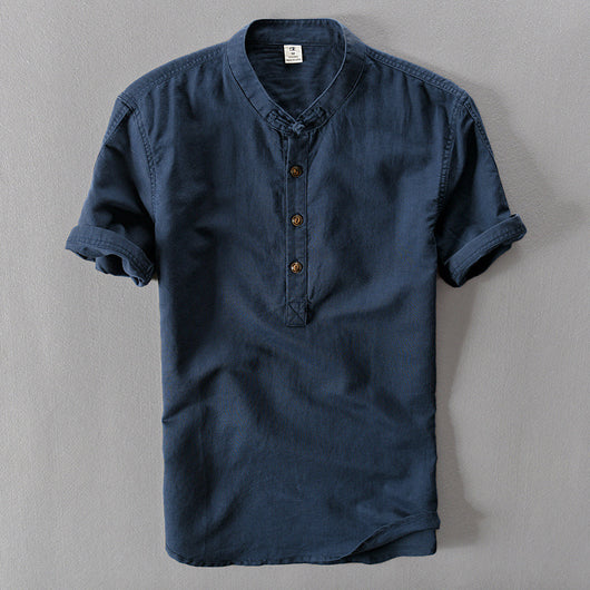 Camisa de Algodón y Lino - Image 4