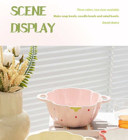 Tazón para Fideos Instantáneos Fresa - Diseño Elegante para el Hogar - Image 23