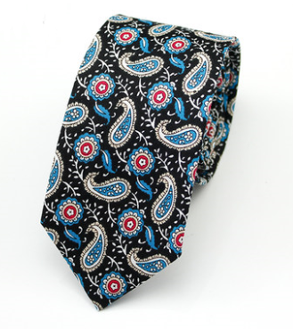 Corbata de Algodón con Estampado Moderno para Hombre - Image 15
