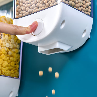Dispensador de Cereales Montable con Presión Fácil - Contenedor de Almacenamiento de Alimentos - Image 3