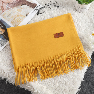 Bufanda Suave de Cachemira con Borlas - Accesorio Cálido Ideal para Regalar - Image 8