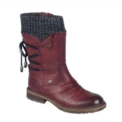 Botas Martin de Lana Retro con Correas Ajustables - Image 6