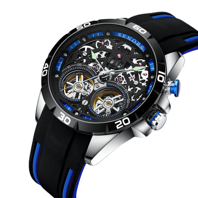 Reloj Mecánico Esqueleto con Doble Tourbillon - Image 12