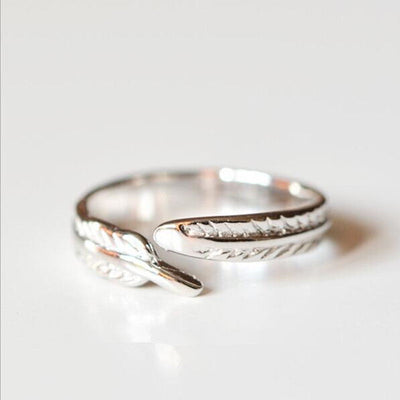 Anillo de Plumas Elegante y Minimalista - Image 7
