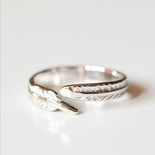 Anillo de Plumas Elegante y Minimalista - Image 7