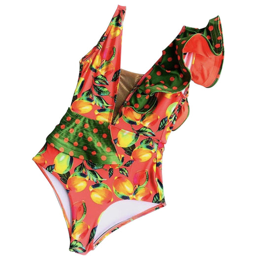 Traje de Baño Enterizo con Volantes Elegante - Image 9