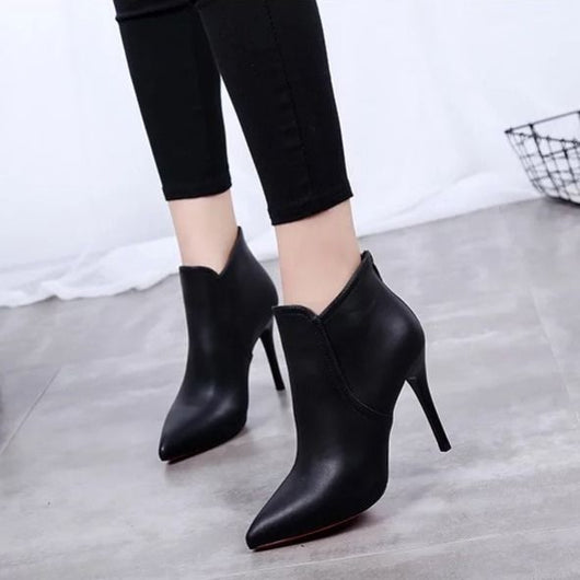 Zapatos de Tacón Puntiagudo Corto para Mujer - Image 9