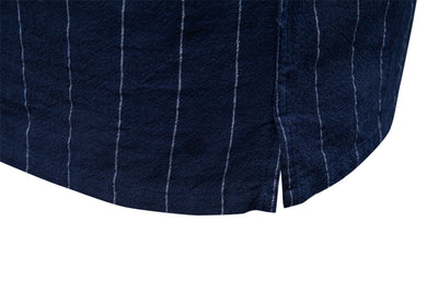 Camisa Cubana de Rayas en Algodón para Hombre - Image 20